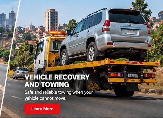 Vehicle recovery tow truck in Uganda